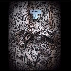 Moschino Vintage Pussy Bow 100% Silk Blouse